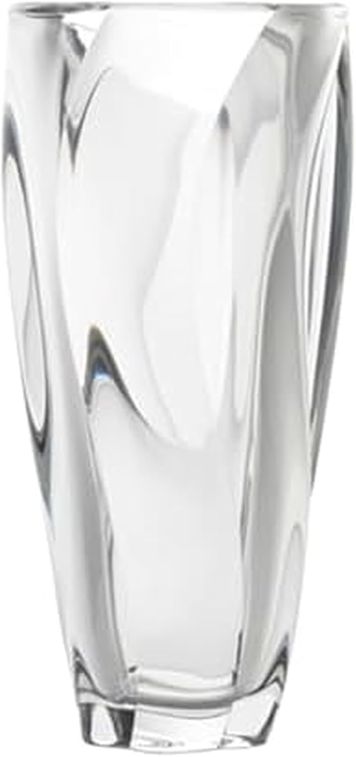 12 Inch Clear Crystal Flower Vase