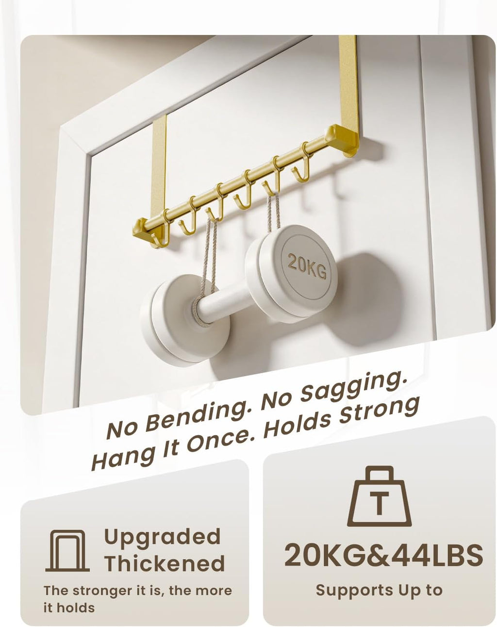 Heavy Duty Adjustable Door Hooks