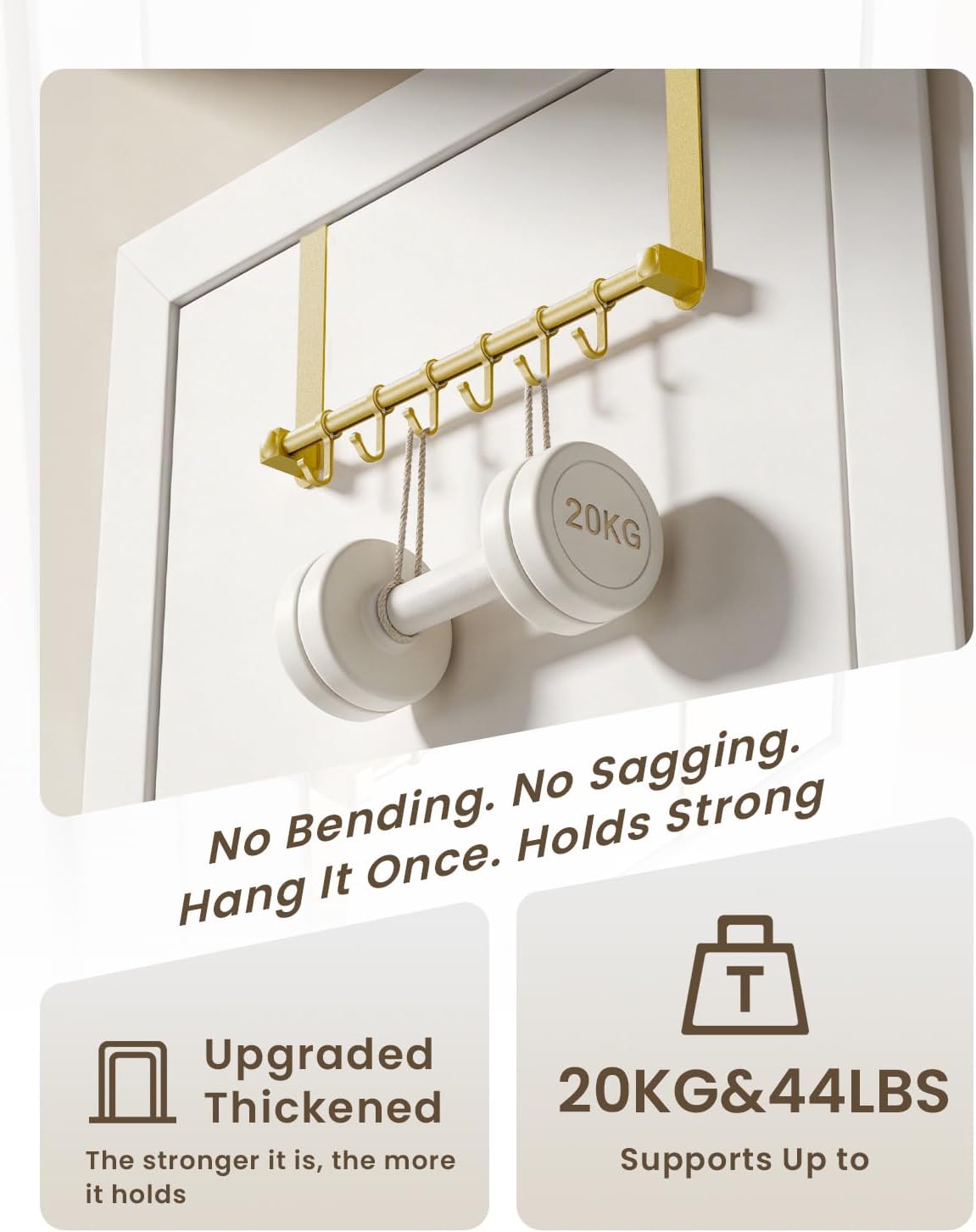 Heavy Duty Adjustable Door Hooks