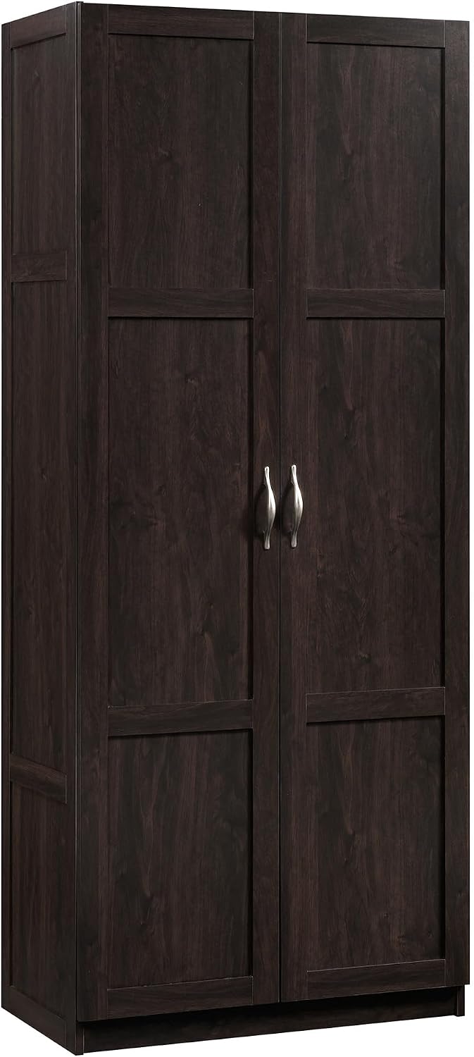 Cinnamon Cherry Tall Pantry Storage Cabinet