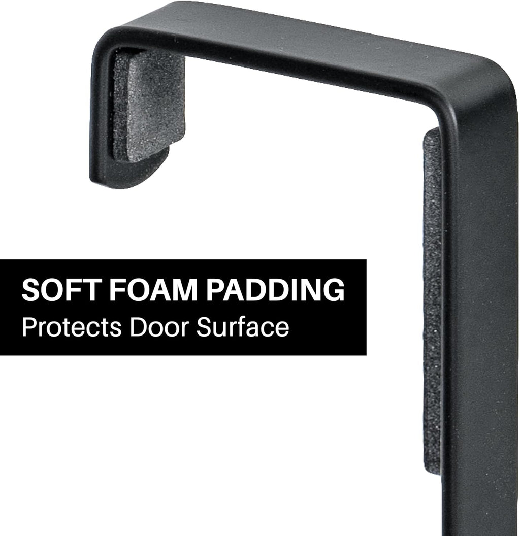 14 Hooks Black Door Hanger
