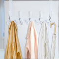 5 Tri Hooks White Door Hanger 2 Pack