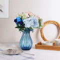 Blue Modern Art Decor Glass Vase