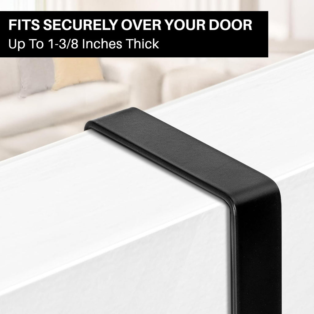 18 Hooks Black Door Hanger