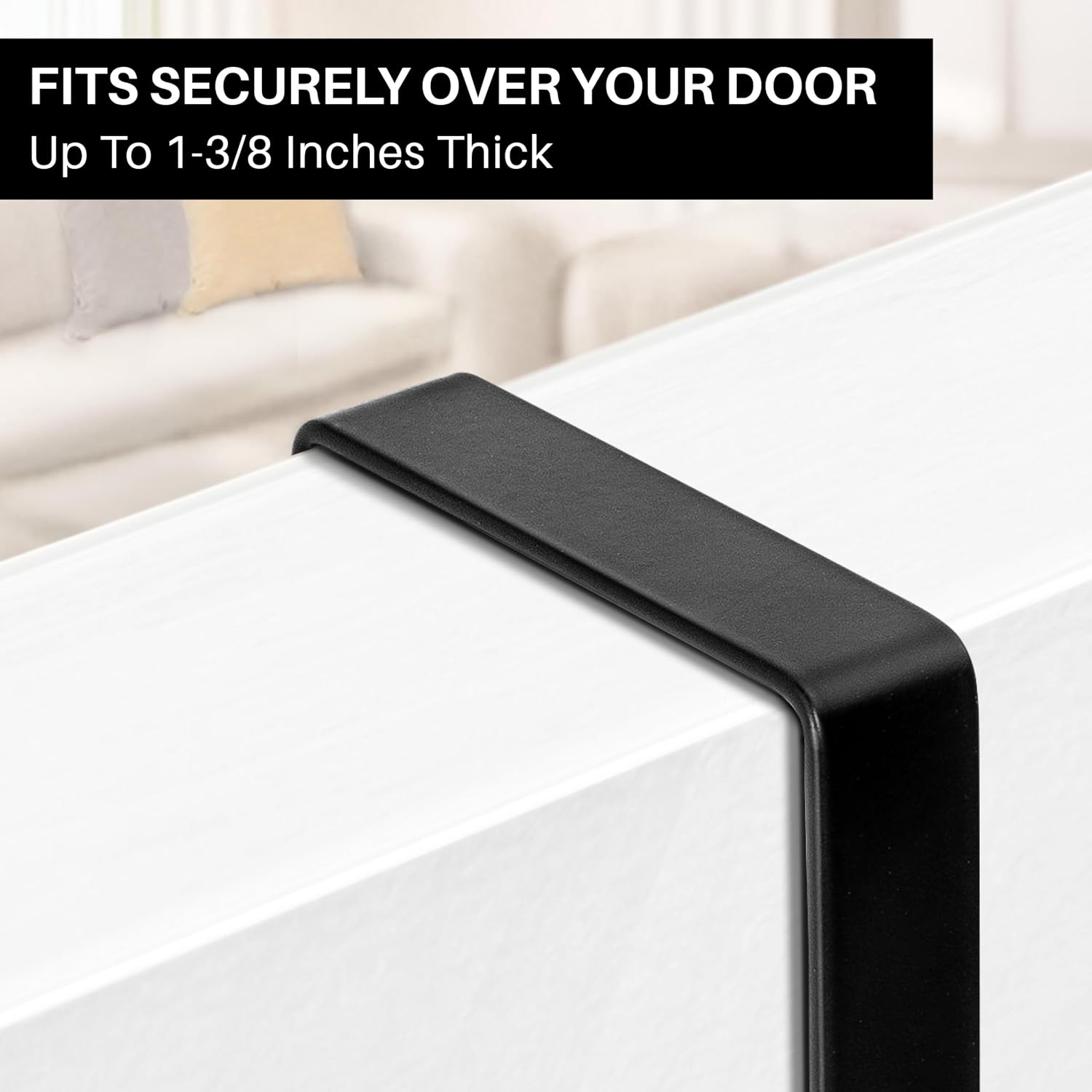 18 Hooks Black Door Hanger