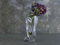 12 Inch Clear Crystal Flower Vase