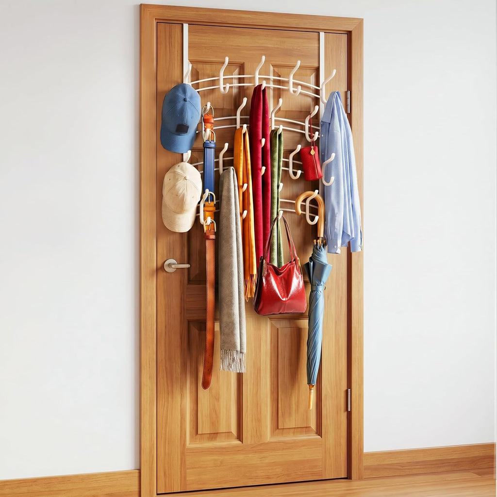 36 Hooks White Door Hanger