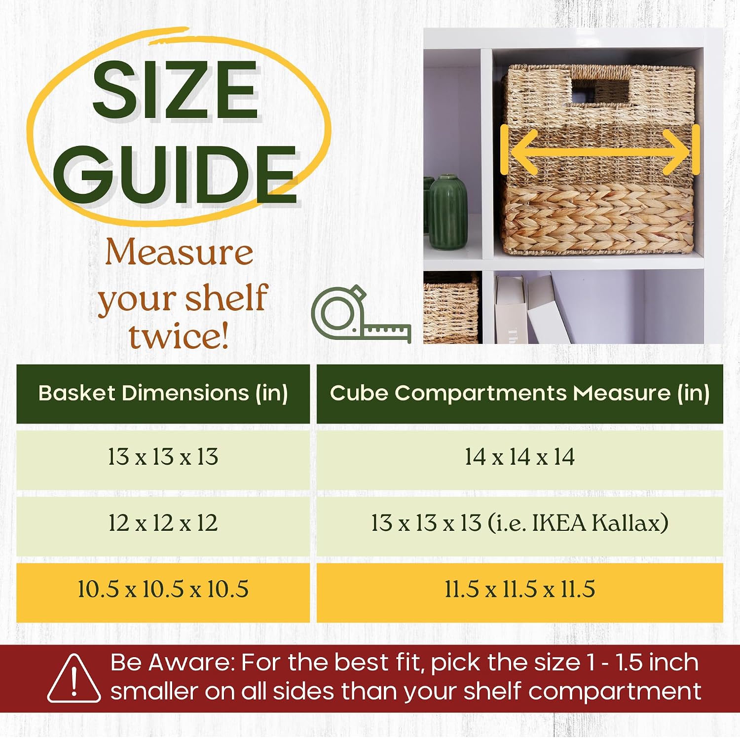4 Pack 11 Inch Cube Storage Bins