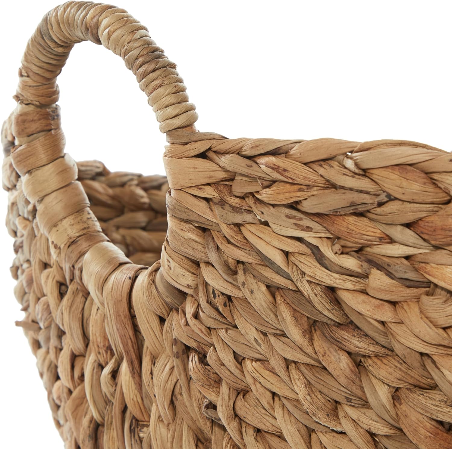 Large Brown Seagrass Storage Basket