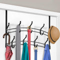 18 Hooks Black Door Hanger