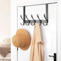 5 Tri Hooks Black Door Hanger 2 Pack