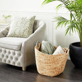 Large Brown Seagrass Storage Basket