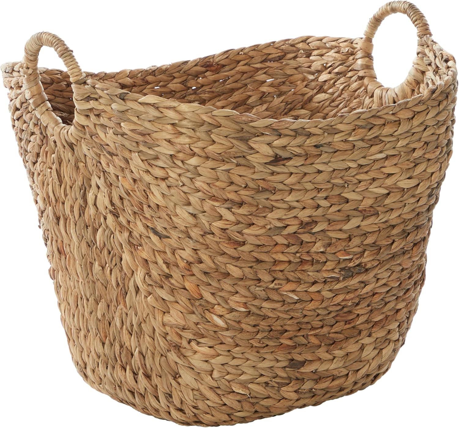 Large Brown Seagrass Storage Basket
