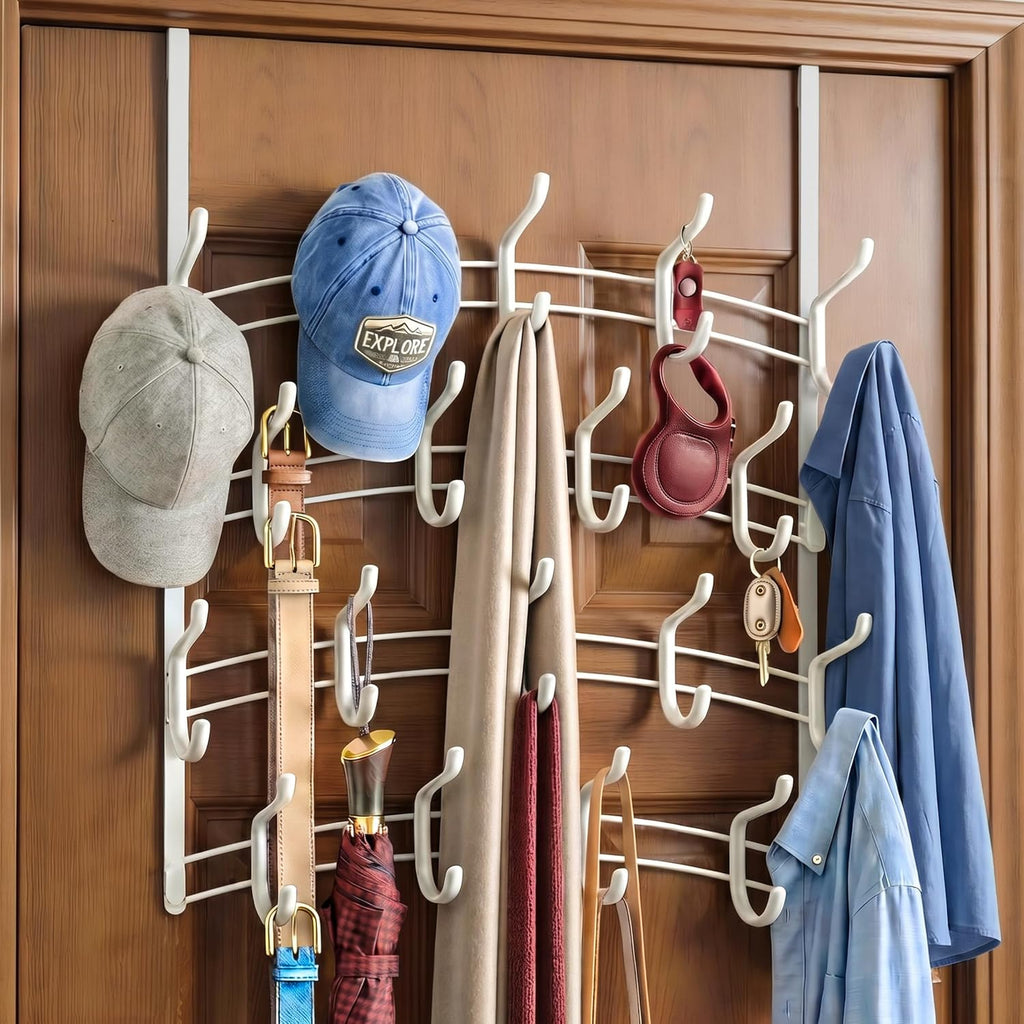 36 Hooks White Door Hanger