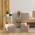 4 Pack 12x12 Seagrass Storage Bins